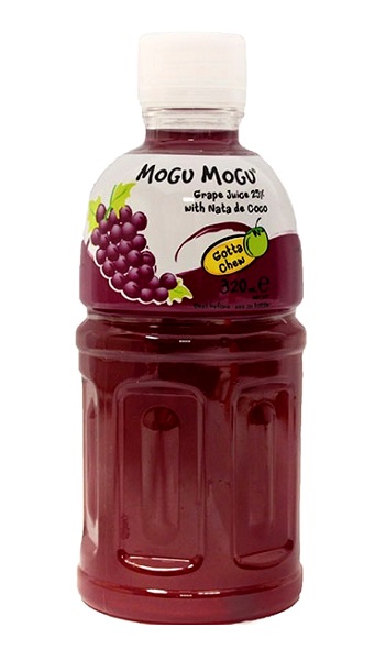 Bevanda con succo di uva e Nata de Coco - Mogu Mogu 320 ml.